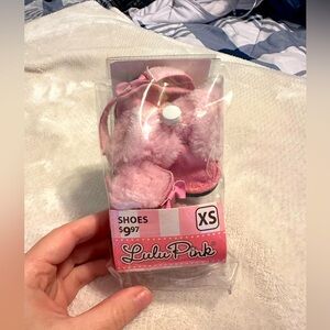 Lulu Pink XS Dog shoes NIB